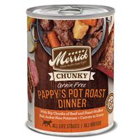 Merrick Chunky Grain Free Pappy&#39;s Pot Roast Dinner in Gravy 12.7 oz. I006179