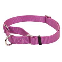 Coastal No Slip Adjustable Nylon Dog Collar Orchid 1&quot; x 17&quot;-24&quot;  I006314