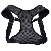 Coastal Comfort Soft Sport Wrap Adjustable Dog Harness Grery with Black  I006239b
