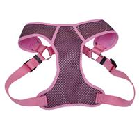 Coastal Comfort Soft Sport Wrap Adjustable Dog Harness Grey with Pink I006240b