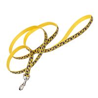 Coastal Ribbon Dog Leash Yellow Buttercup 5/8” x 6’   I006466