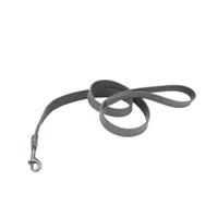Coastal Circle T Rustic Leather Dog Leash Slate Grey 4&#39; I006477b