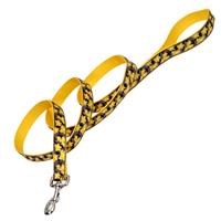 Coastal Ribbon Dog Leash Yellow Buttercup 1&quot; x 6&#39;  I006528