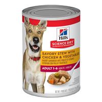 Hill&#39;s Science Diet Adult Savory Stew with Chicken &amp; Vegetables 12.8 oz. I006860
