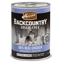 Merrick Backcountry Grain Free 96% Real Chicken 12.7oz I008411
