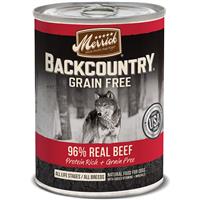 Merrick Backcountry Grain Free 96% Real Beef 12.7oz I008412