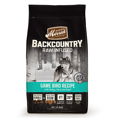 Merrick Backcountry Raw Infused Game Bird Recipe Dog Food 22 lb. I008430