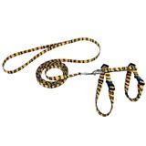 Coastal&#174; Figure &quot;H&quot; Fashion Adjustable Cat Harness &amp; 6&#39; Leash Combo Tiger I008832