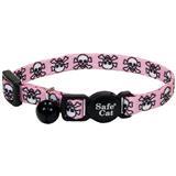 Coastal&#174; Li&#39;l Pals&#174; Adjustable Breakaway Kitten Collar Pink Skull &amp; Crossbones I008847
