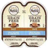 Nutro Perfect Portions Real Salmon &amp; Tuna Cat Food Pate Tray 2.65 oz. I009785