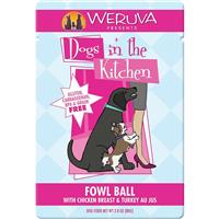 Dog In The Kitchen Fowl Ball Chicken Breast Pouch 2.8oz I010079