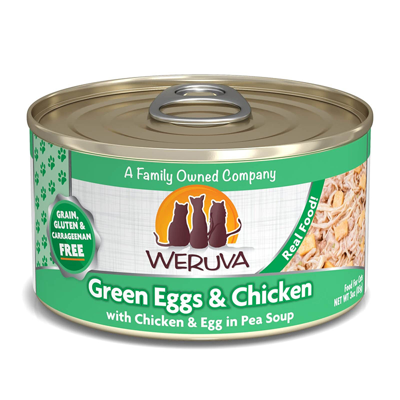 Weruva GF Green Eggs &amp; Chicken Weruva Classic Cat 3oz. Can I010189