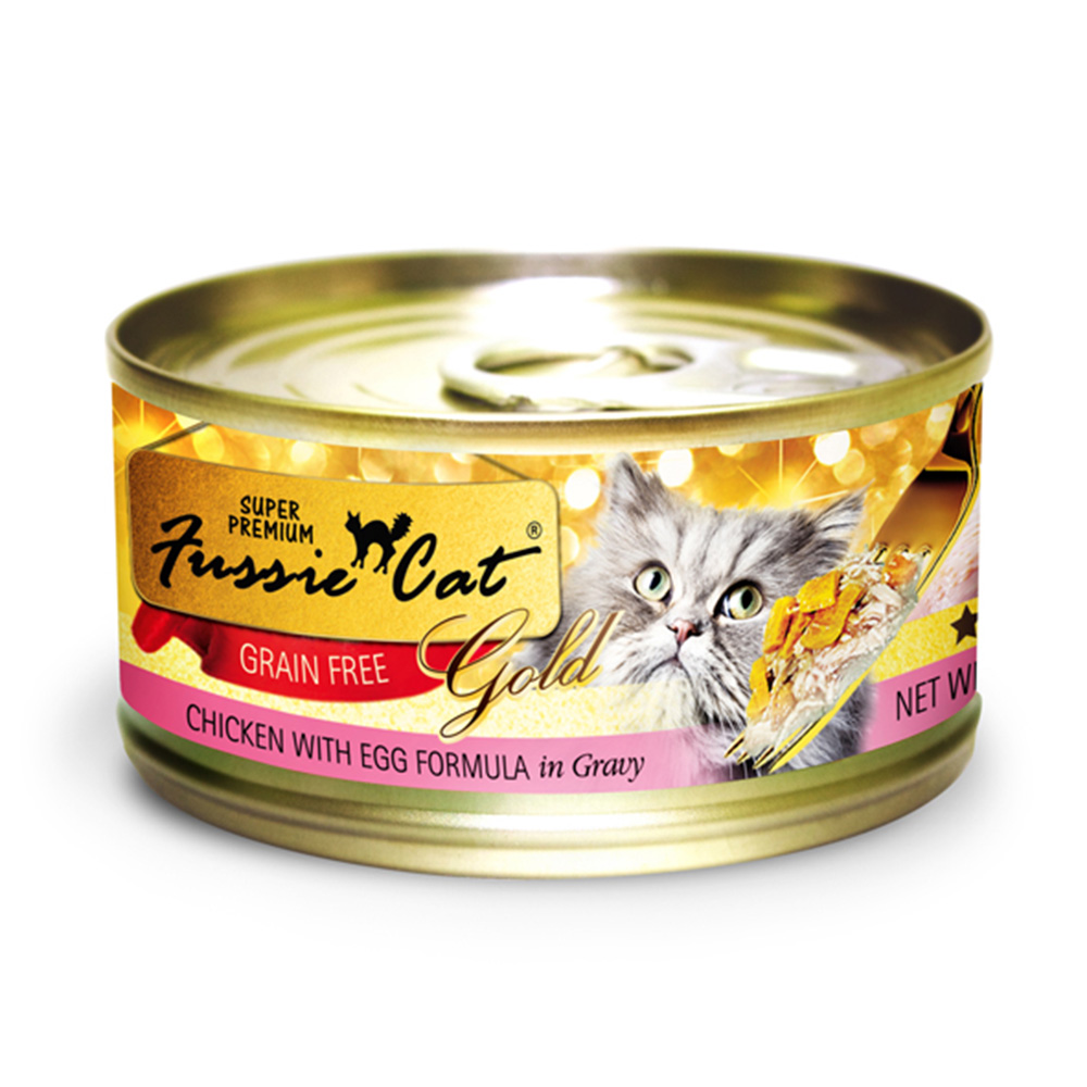 2.82oz Fussie Cat Can Chk/Egg I010246