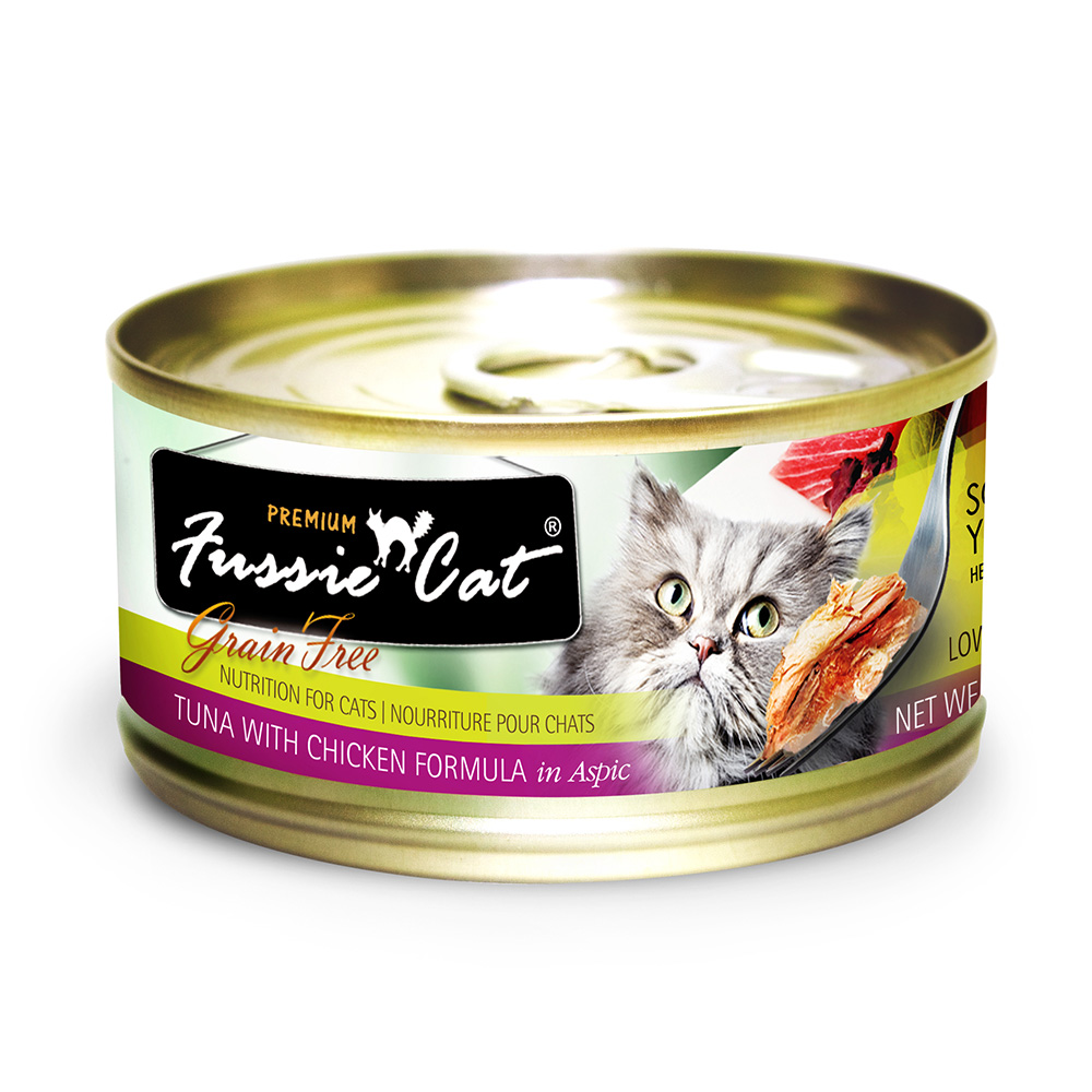 2.82oz Fussie Cat Tuna/Chicken I010255