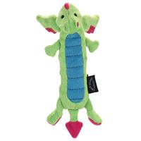 GoDog Skinny Dragon with Chew Guard Green I010468e
