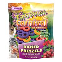 FM Browns Tropical Carnival Baked Pretzels Small Animal Treats I010750