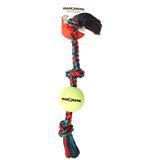Mammoth&#174; Flossy Chews&#174; Rope Tug 36&quot; with 6&quot; Tennis Ball I010831