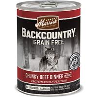 Merrick Backcountry Chunky Beef Dinner in Gravy 12.7oz I011244