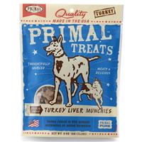 Primal Freeze Dried Turkey Liver Dog Treat 2oz I011567