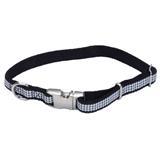Coastal&#174; Pet Attire&#174; Ribbon Adjustable Nylon Houndstooth Dog Collar I012488b