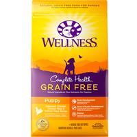 Wellness Complete Health Grain Free Chicken, Chicken Meal &amp; Salmon Puppy Food 4lb Bag I013191