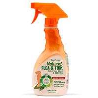 16oz TropiClean Natural Flea &amp; Tick Spray For Dogs I013522