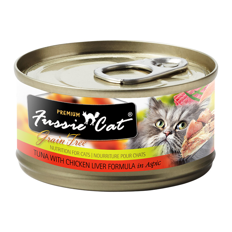 2.82oz Fussie Cat Tna/Chk Livr Tuna/Chicken/Liver  I013537