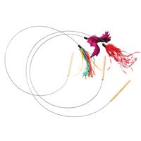 Spot Assorted Cat Prancer Teaser Wand 3 Pack 44” I013567