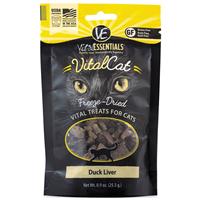 Vital Essentials Freeze Dried Cat Duck Liver .9 oz.  I013619