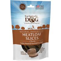 Exclusively Dog Turkey Meatloaf Slices Dog Treats I013834