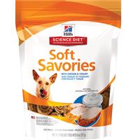 Hill&#39;s Science Diet Soft Savories Chicken &amp; Yogurt Dog Treats 8 oz. I014064