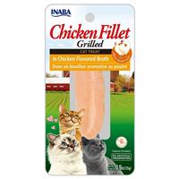 Inaba Ciao Cat Grilled Tender Chicken Treat .5oz I014294