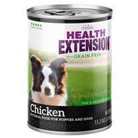 Health Extension Grain Free Chicken Natual Food for Puppies &amp; Dogs 13.2 oz I014628