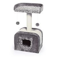 Prevue Pet Products Kitty Power Paws Shag Hideaway 16&quot; X 12&quot; X 29&quot; I014839