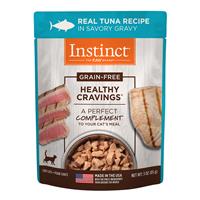 Nature&#39;s Variety Healthy Cravings Grain-Free Real Tuna Recipe Wet Cat Food Topper 3-oz pouch I014939