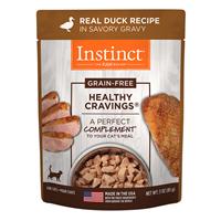 Variety Healthy Cravings Grain-Free Real Duck Recipe Wet Cat Food Topper 3-oz pouch I014940