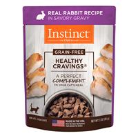 Variety Healthy Cravings Grain-Free Real Rabbit Recipe Wet Cat Food Topper 3 oz pouch I014941