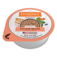 Nature&#39;s Variety Grain-Free Minced Recipe with Real Salmon Wet Cat Food Cups 3.5-oz I014946