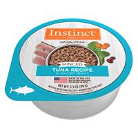 Nature&#39;s Variety Grain-Free Minced Recipe with Real Tuna Wet Cat Food Cup 3.5-oz I014947