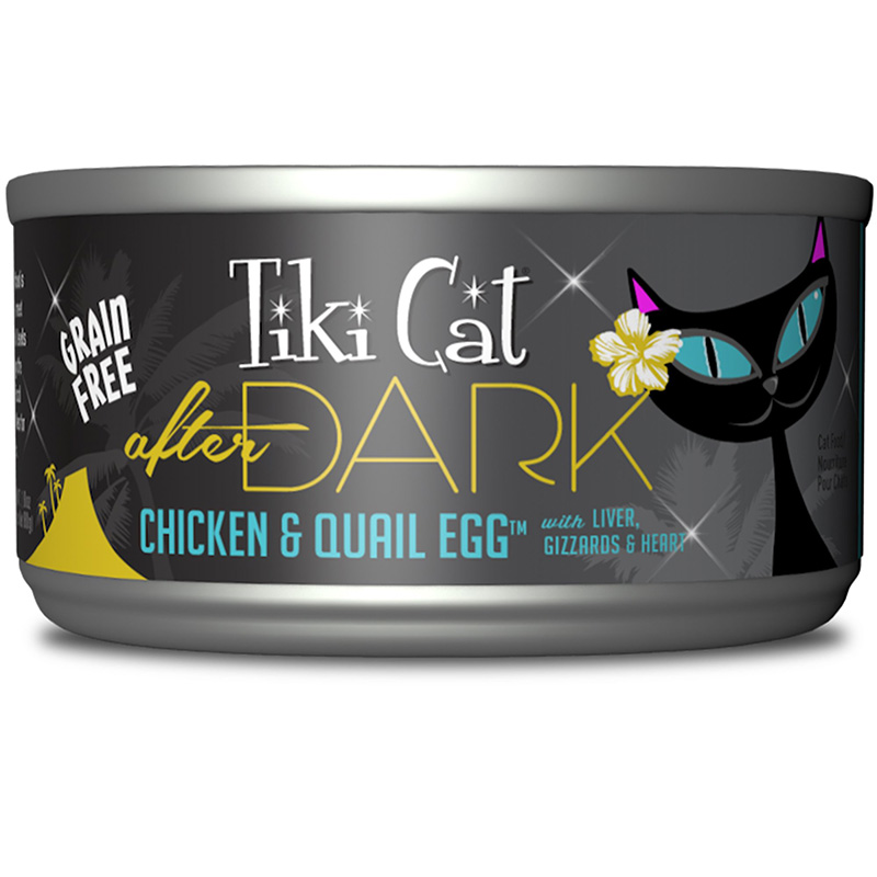 Tiki Cat&#174; After Dark™ Chicken &amp; Quail Egg Grain Free 2.8 oz. I014992