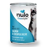 Nulo Puppy &amp; Adult Grain Free Salmon &amp; Chickpeas Recipe 13 oz. Can I015060