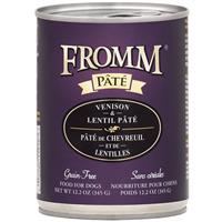 Fromm Pate Grain-Free Venison &amp; Lentil Pate Dog Food Can 12.2 oz. I015448