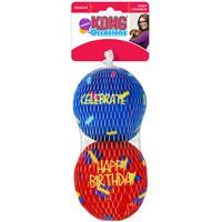 KONG Occassions Birthday Balls Dog Toy 2 pk I015679b