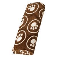 Snuggler Paws &amp; Circle Blanket Chocolate I016020b