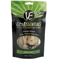 Vital Essentials Freeze Dried Bully Sticks Dog Treats 5 pk I016083