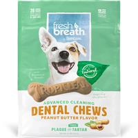 TropiClean Advanced Cleaning Dental Chews Peanut Butter Flavor for Small Dogs I016167
