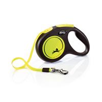 Flexi New Neon Retractable Reflective Leash  I016177b