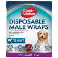 Simple Solution&#174; Disposable Male Wrap 12pk I016202