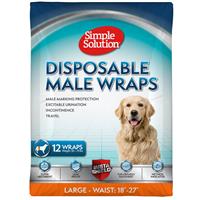 Simple Solution&#174; Disposable Male Wrap LG 12pk I016205