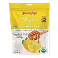 Grandma Lucy’s Organic Oven-Baked Lemon Honey Recipe Dog Treats 14 oz I016363